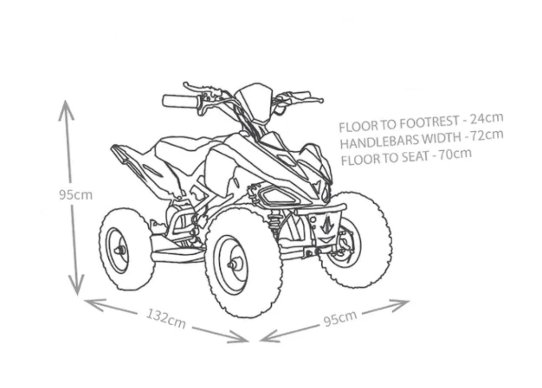 Elite Sniper 125cc Automatic Quad Bike’s
