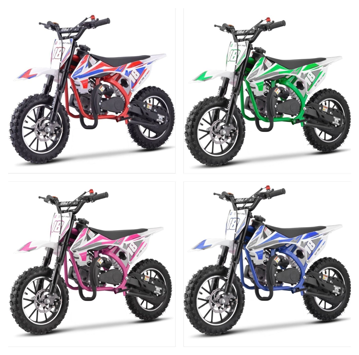 KLF Pro Racer 50cc Dirt Bike’s - CMW Bikes