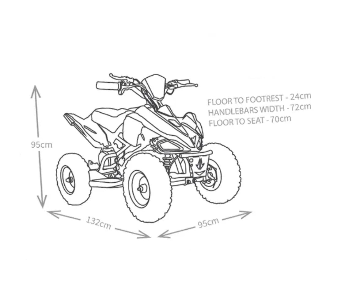 Elite Exhilarator 150cc Automatic Quad Bike’s
