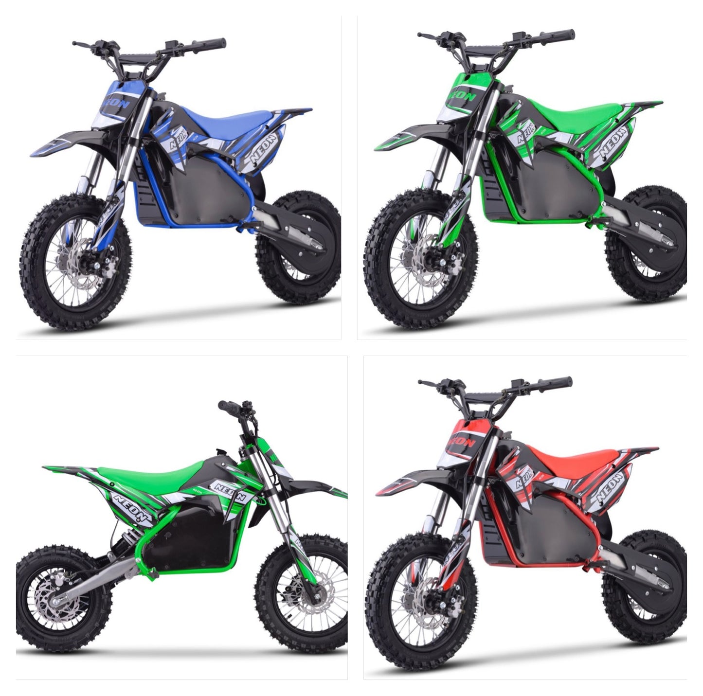 Neon SparkZ 1200w 48v Electric Dirt Bikes