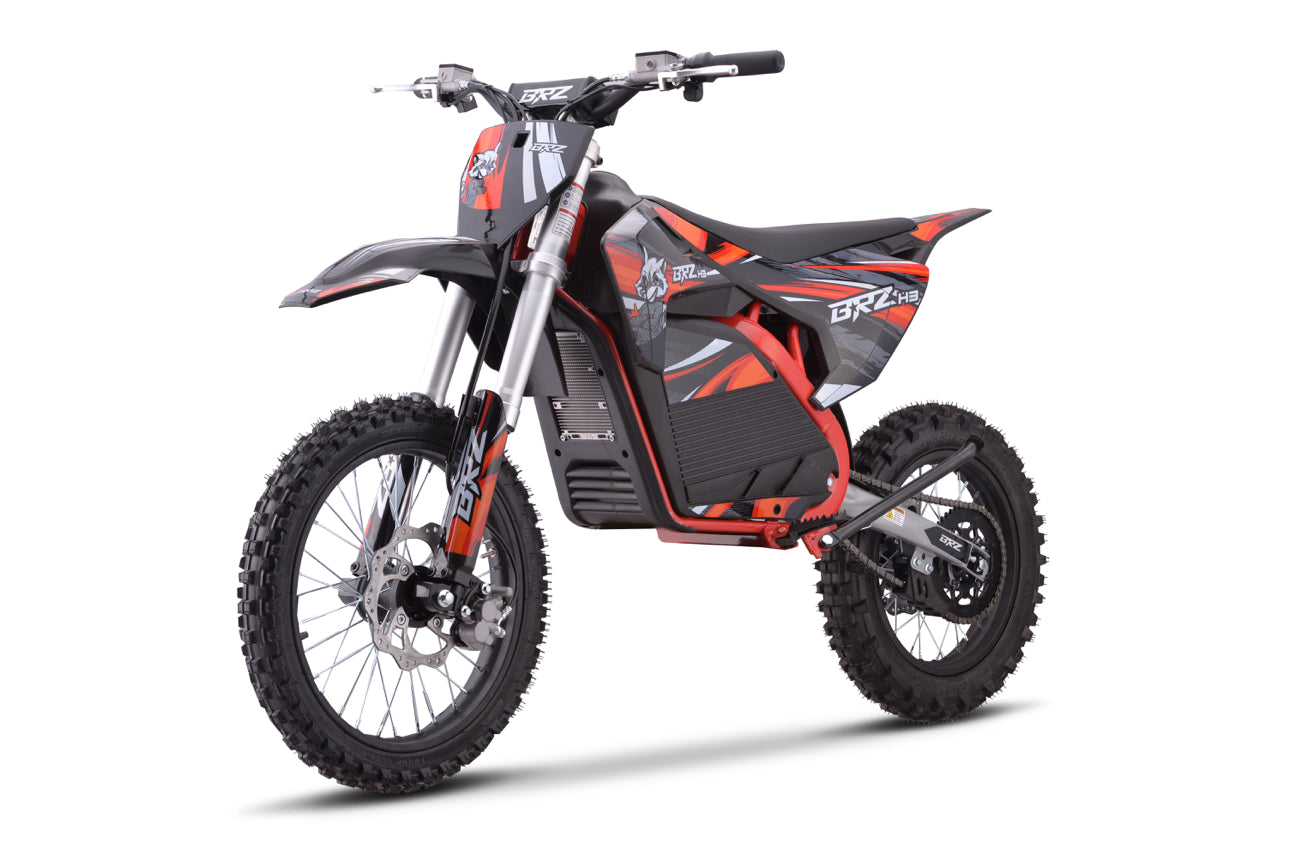 PRE ORDER BRZ 72v 5000w Electric Dirt Bike Big Wheel (19/16”) - Est Dispatch *25/04/25* - CMW Bikes