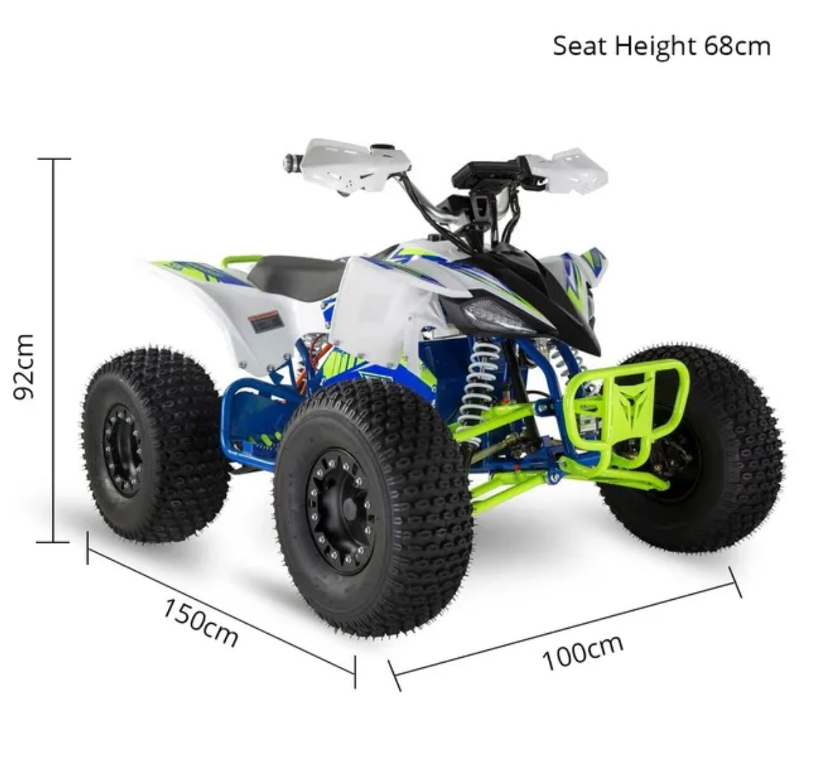 Dazzle Off Road Pro 1500w! 60v! Electric Quad Bike’s