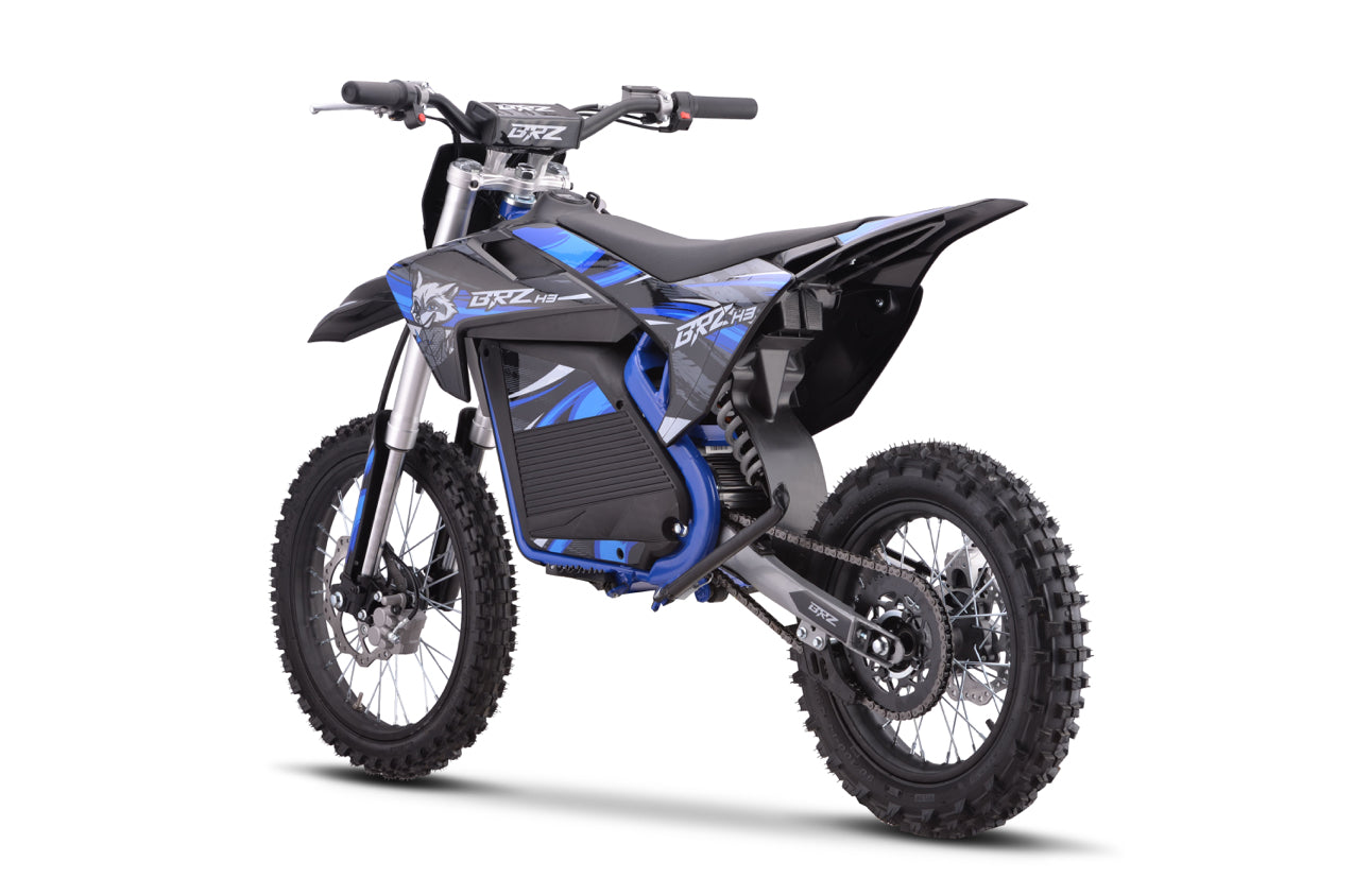 PRE-ORDER! BRZ 72v 5000w Electric Dirt Bike Small Wheel 17/14” (Est Dispatch 25/04/25!) - CMW Bikes