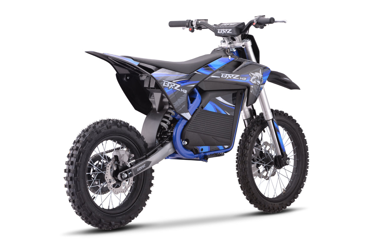 PRE-ORDER! BRZ 72v 5000w Electric Dirt Bike Small Wheel 17/14” (Est Dispatch 25/04/25!) - CMW Bikes