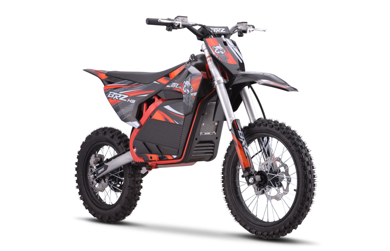PRE-ORDER! BRZ 72v 5000w Electric Dirt Bike Small Wheel 17/14” (Est Dispatch 25/04/25!) - CMW Bikes