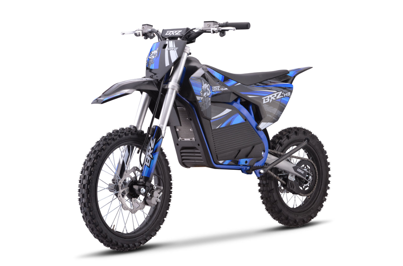 PRE-ORDER! BRZ 72v 5000w Electric Dirt Bike Small Wheel 17/14” (Est Dispatch 25/04/25!) - CMW Bikes