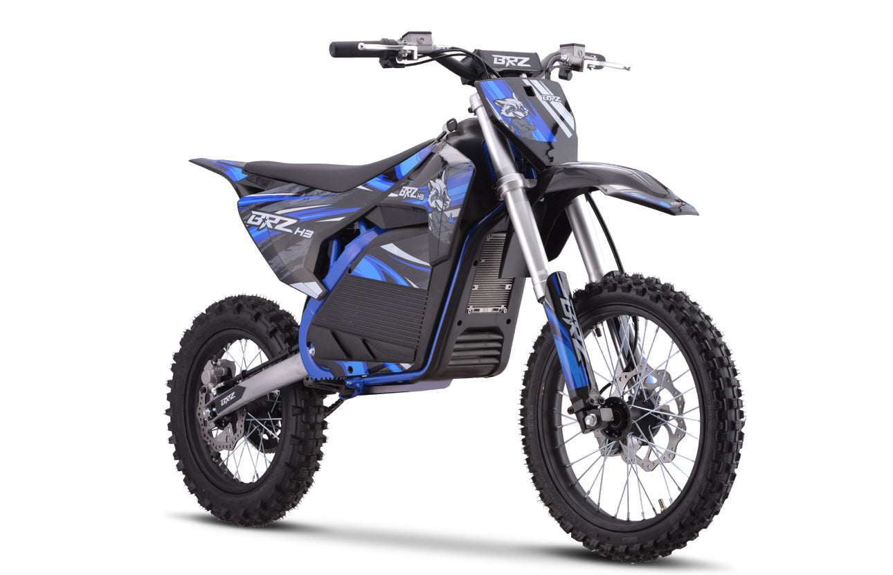 PRE-ORDER! BRZ 72v 5000w Electric Dirt Bike Small Wheel 17/14” (Est Dispatch 25/04/25!) - CMW Bikes