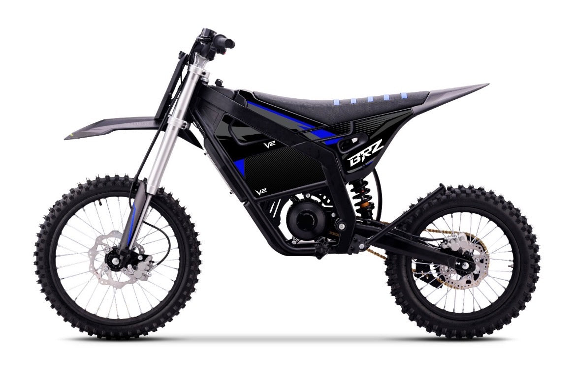 BRZ V2 72V 10KW Electric Dirt Bike - Small Wheel 19/16 - CMW Bikes