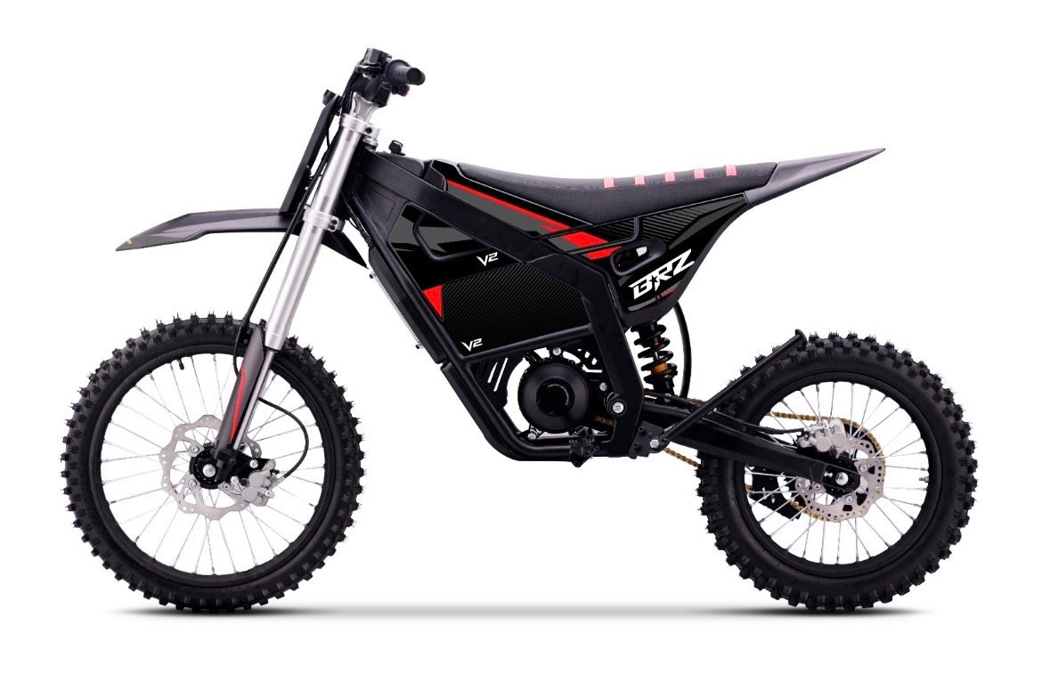 BRZ V2 72V 10KW Electric Dirt Bike - Small Wheel 19/16 - CMW Bikes