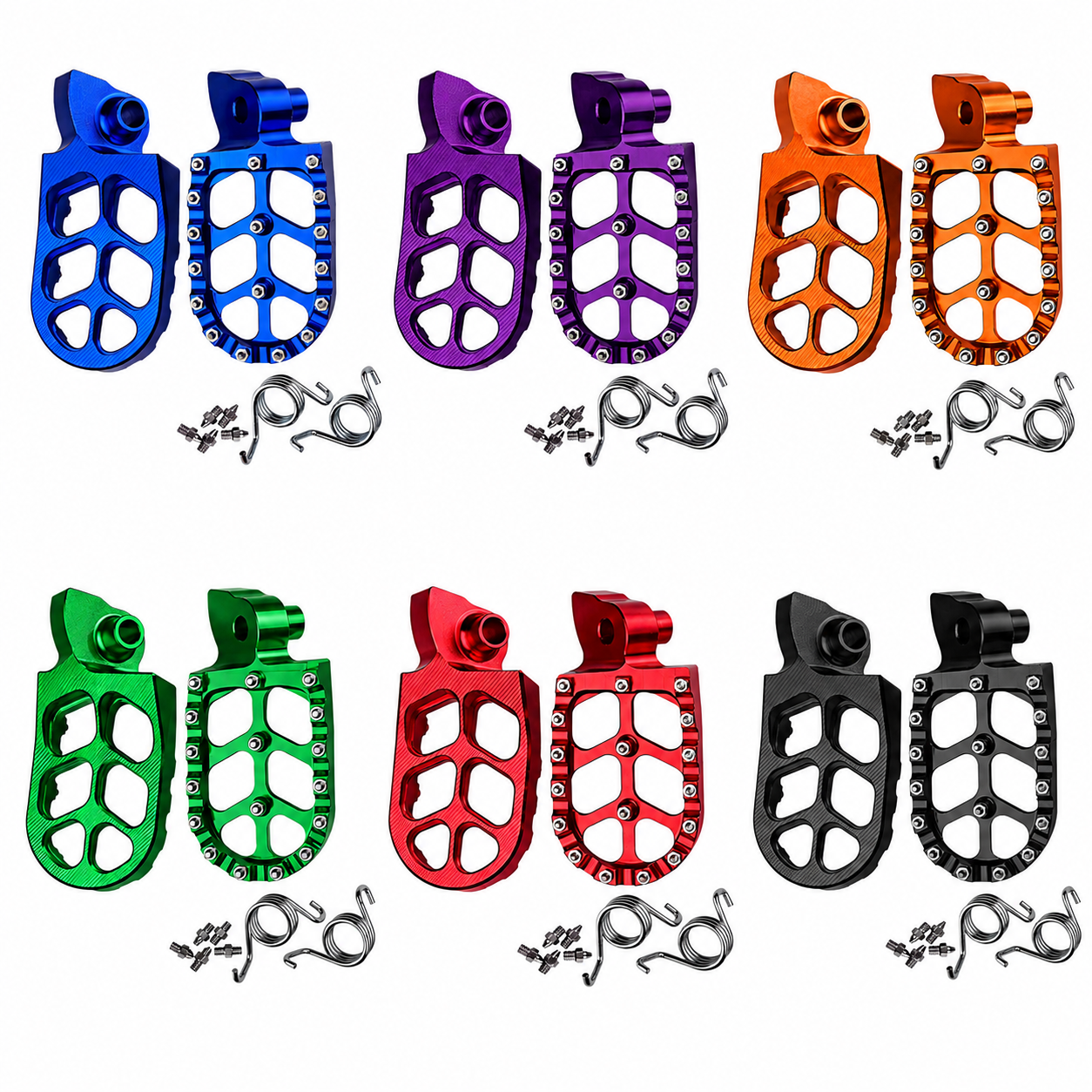 BRZ Thunder Pro 72v 5000w CNC Aluminium Foot peg set - CMW Bikes